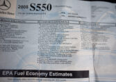 2008 Mercedes S550 Used Car For Sale in Sarasota, FL